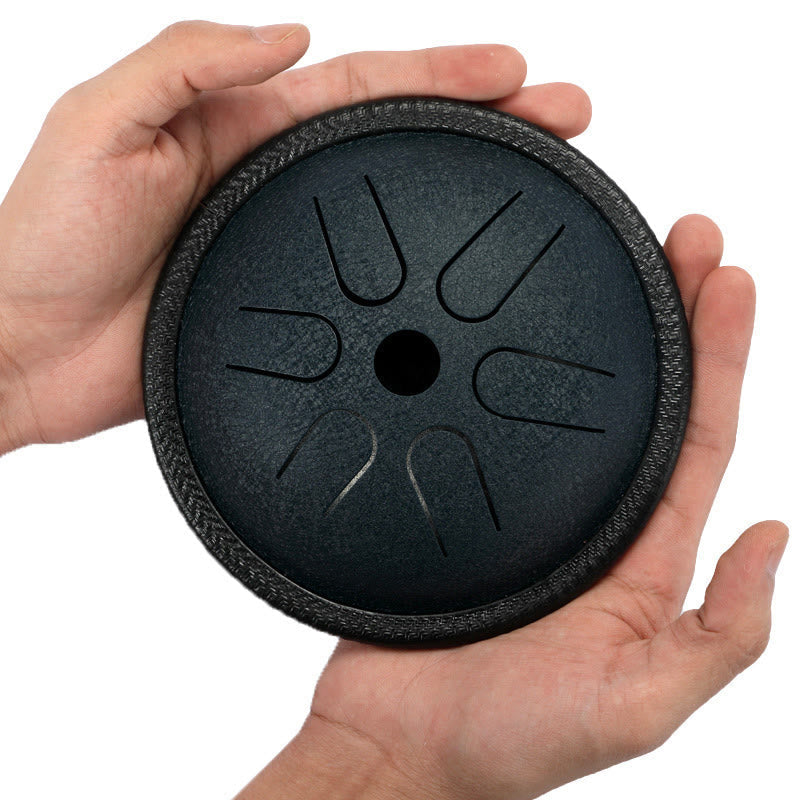 KarmaRipple's Steel Tongue Drum Sound Balancing Meditation Yoga Drum Kit 6 Note 5.Inch p1