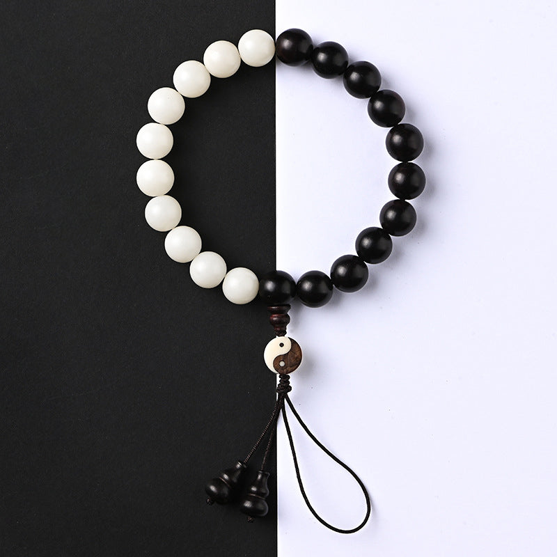KarmaRipple's Ebony YinYang Protection Bracelet Decoration p1