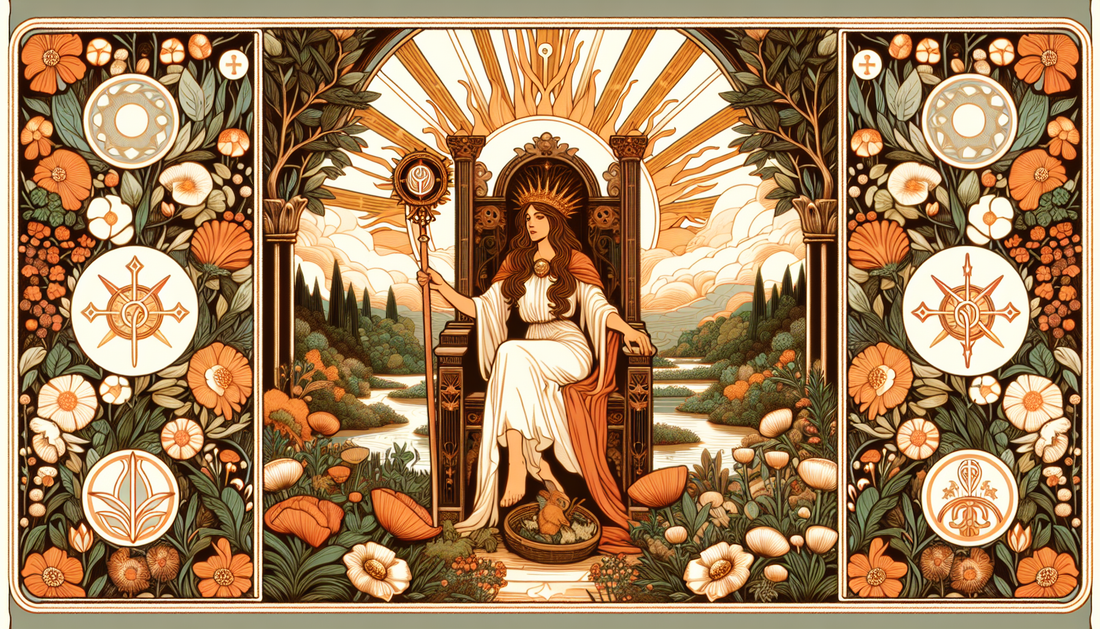封面图片 - glimpsing-the-essence-of-the-empress-through-tarot