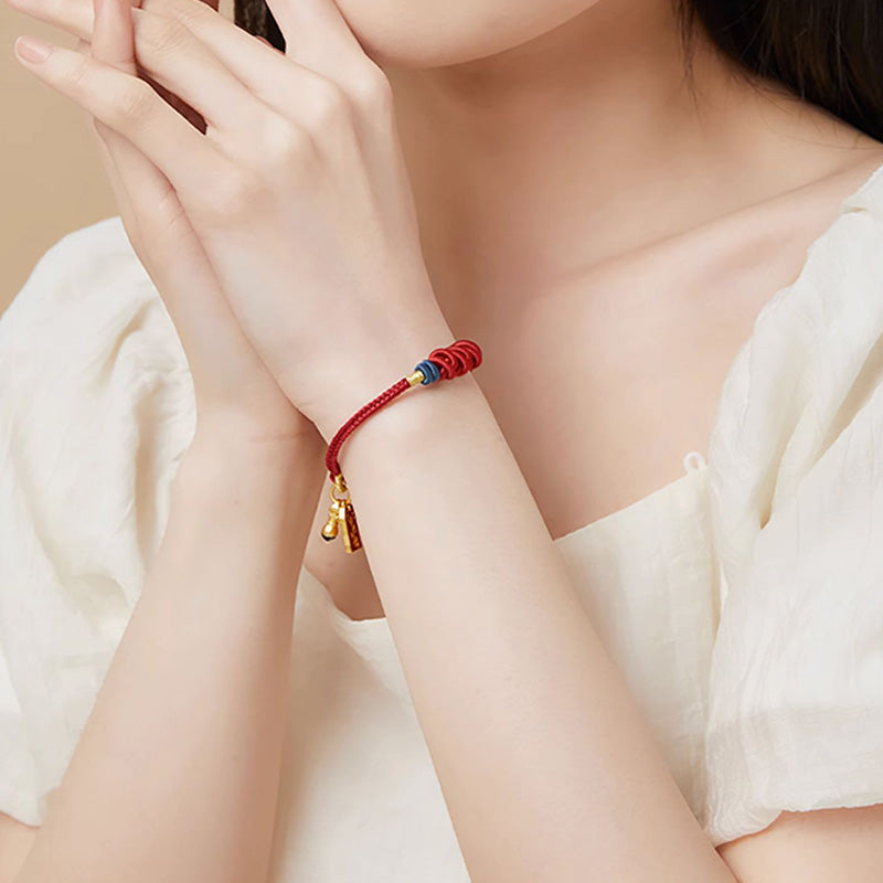 KarmaRipple's 925 Sterling Silver Koi Fish Talisman Wealth Success Woven Bracelet p8