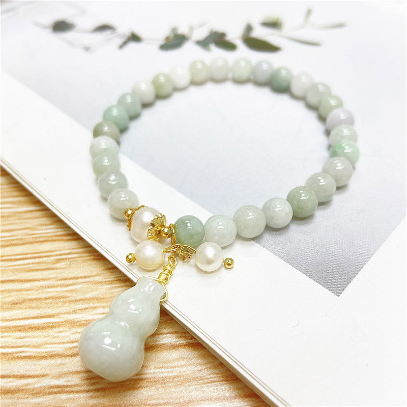 KarmaRipple's Jade Gourd Blessing Protection Talisman Bracelet p2