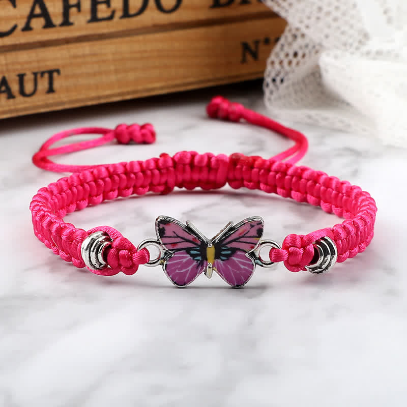 KarmaRipple's Butterfly Freedom Love String Talisman Bracelet p35