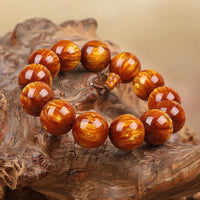 Bracelet Mala positif en saule doré de KarmaRipple