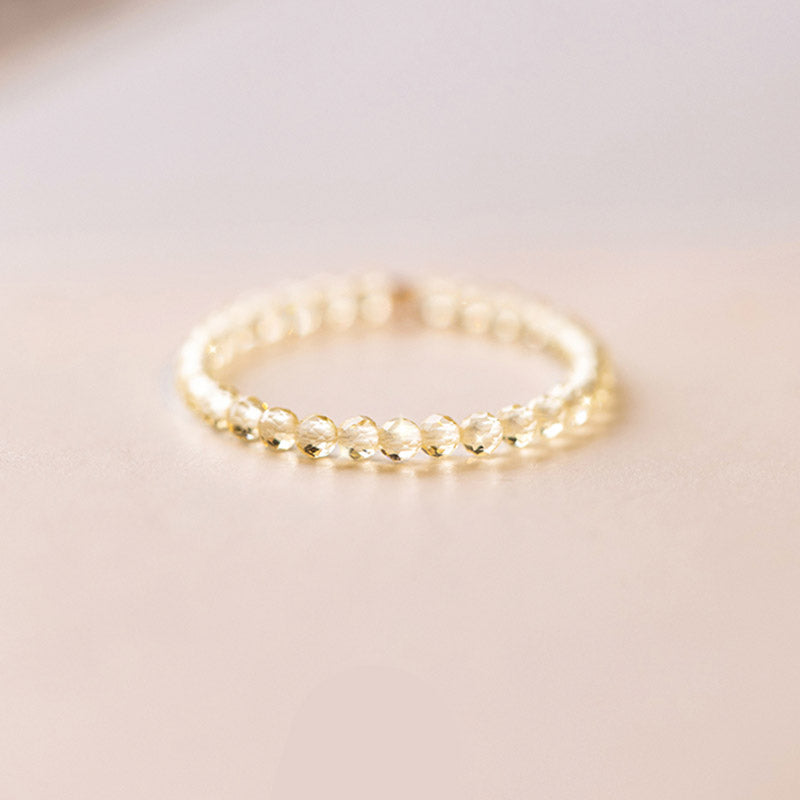 KarmaRipple's Authentic Citrine Happiness Prosperity Ring p12