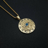 Collier pendentif de protection Œil d'Horus de KarmaRipple