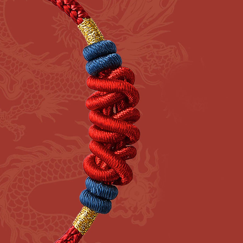 KarmaRipple's 925 Sterling Silver Koi Fish Talisman Wealth Success Woven Bracelet p5