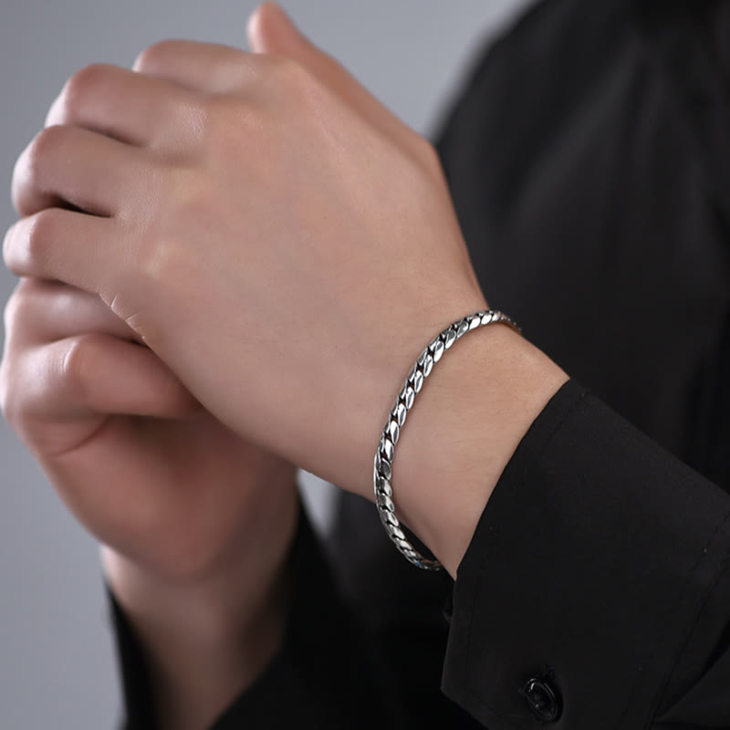 KarmaRipple's Double Dorje Vajra Strength Punk Bronze Chain Bracelet Pendant p11