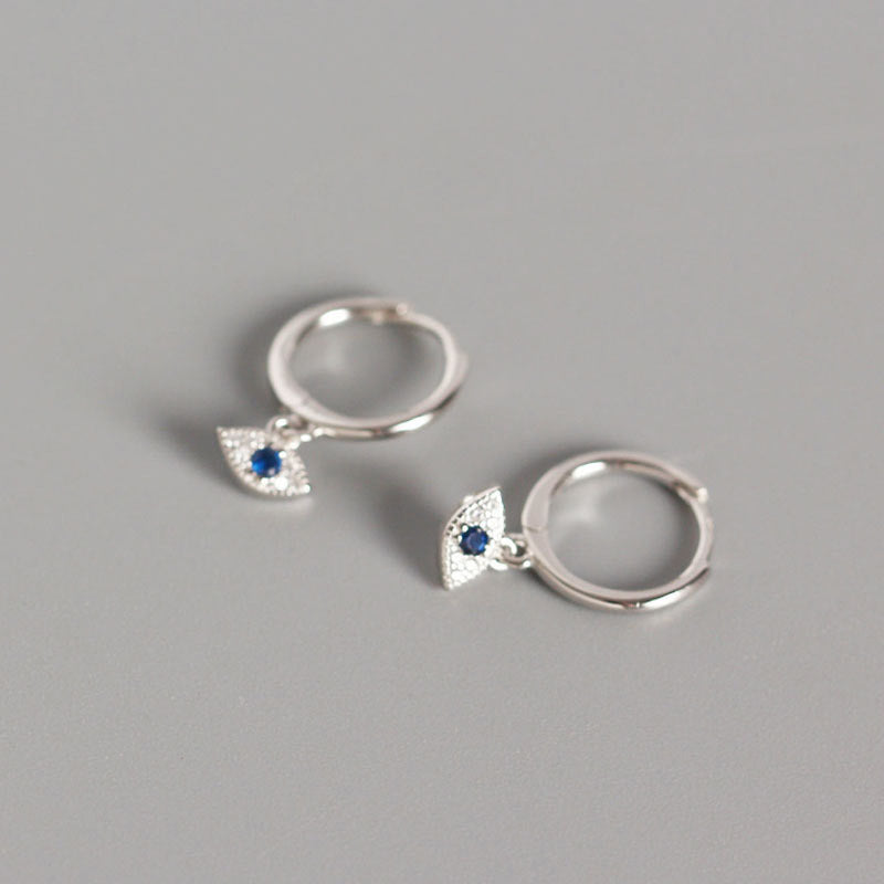 KarmaRipple's 925 Sterling Silver Evil Eye Blessing Protection Stud Earrings p16