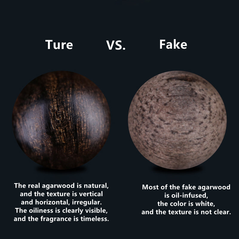 KarmaRipple's 108 Mala Beadwork Indonesia Tarakan Rare Agarwood Cyan Jade Ward Off Evil Spirits Bracelet p22