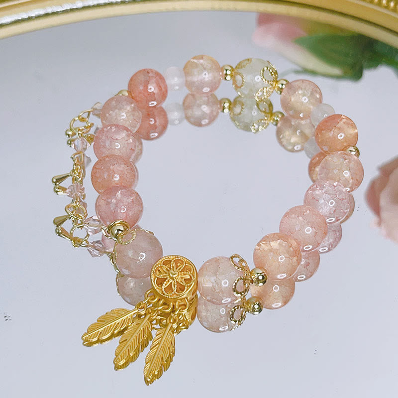 KarmaRipple's Glass Bead Dream Catcher Protection Talisman Bracelet p4