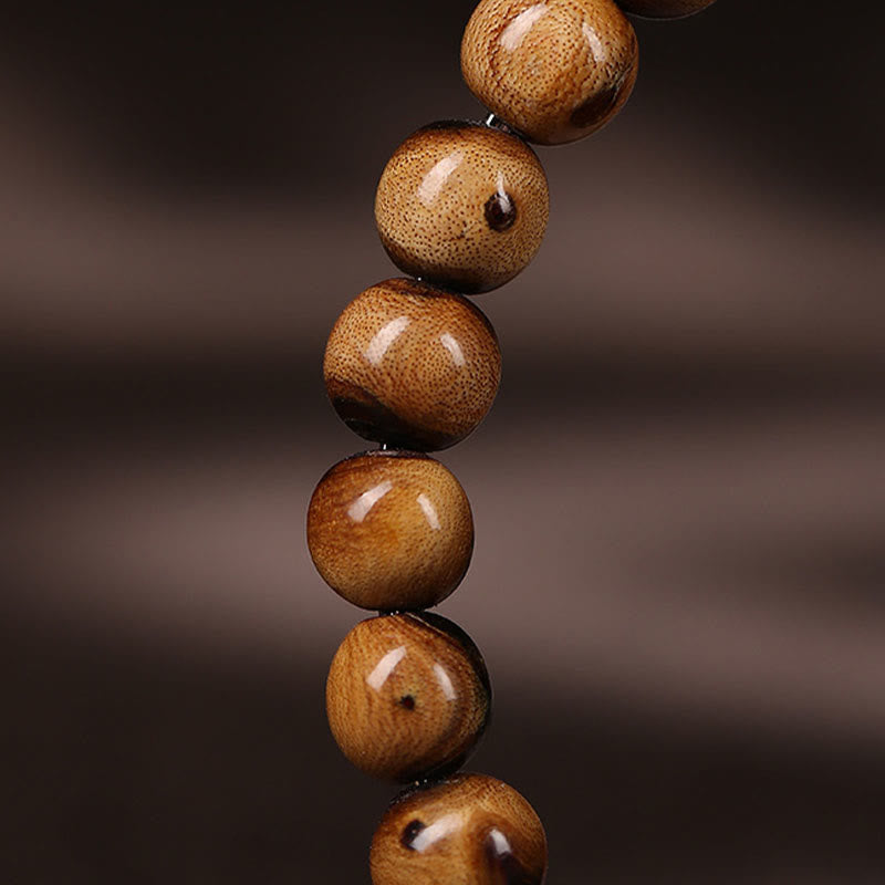 KarmaRipple's 925 Sterling Silver Authentic Golden Sea Willow Zakiram Goddess of Wealth Fortunate fortune Fu Character Success Bracelet p10