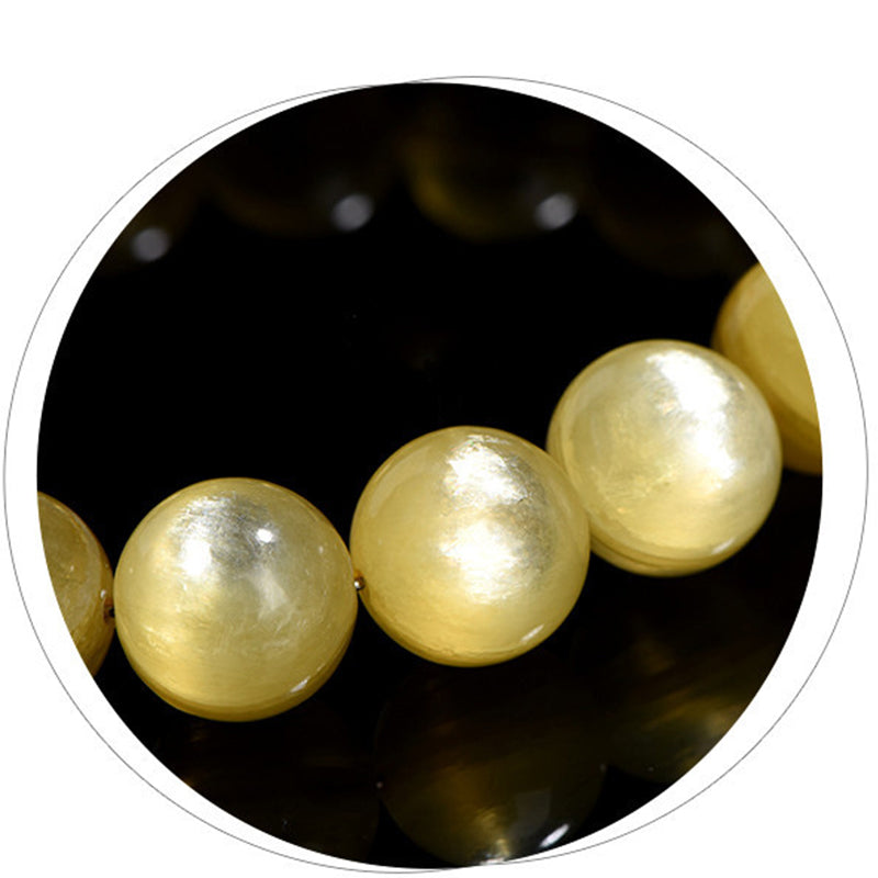 KarmaRipple's Authentic Golden Lepidolite Protection Prosperity Bracelet p7