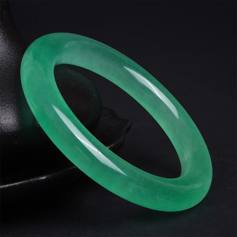 KarmaRipple's Authentic Jade Fortune Prosperity Bracelet Bangle p6