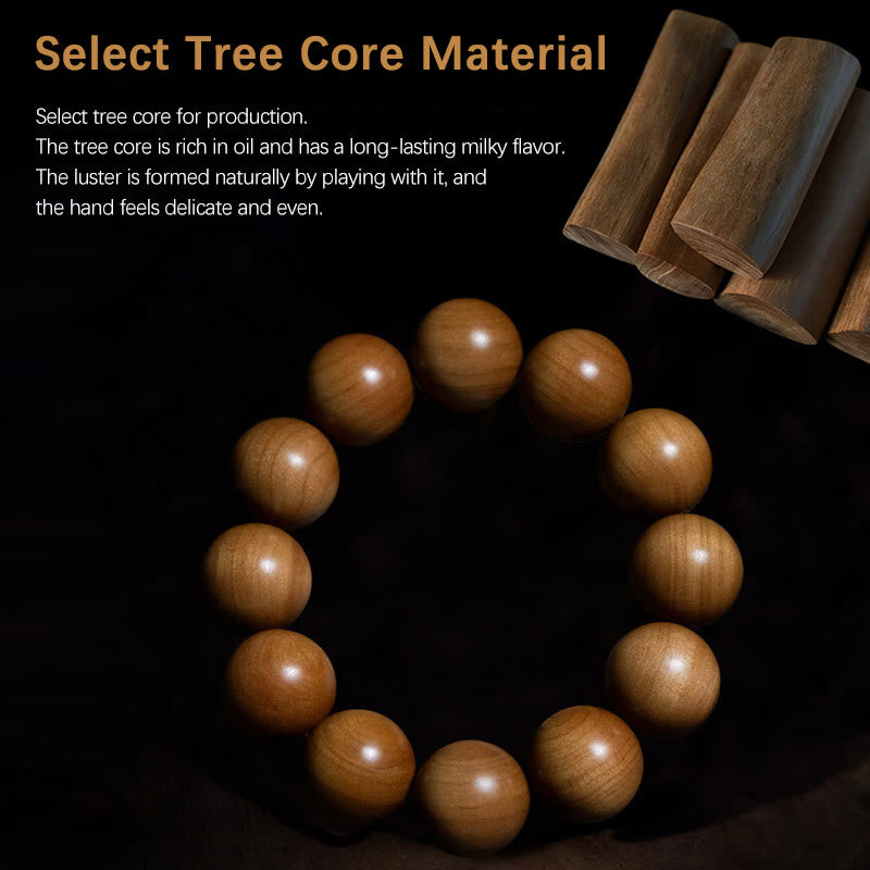 KarmaRipple's Mysore Sandalwood Wood Bead Balancing Mala Bracelet p13