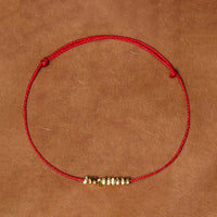 Bracelet de protection ultra-fin en argent sterling 925 fait main par KarmaRipple