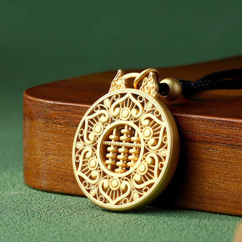 KarmaRipple's Gold Plated Bronze Koi Fish Strength Pendant Necklace p2