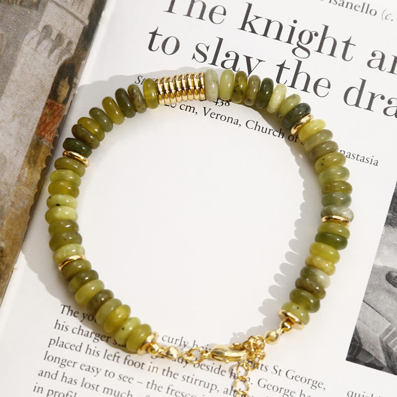 KarmaRipple's Gild Cyan Jade Success Balancing Bracelet p8