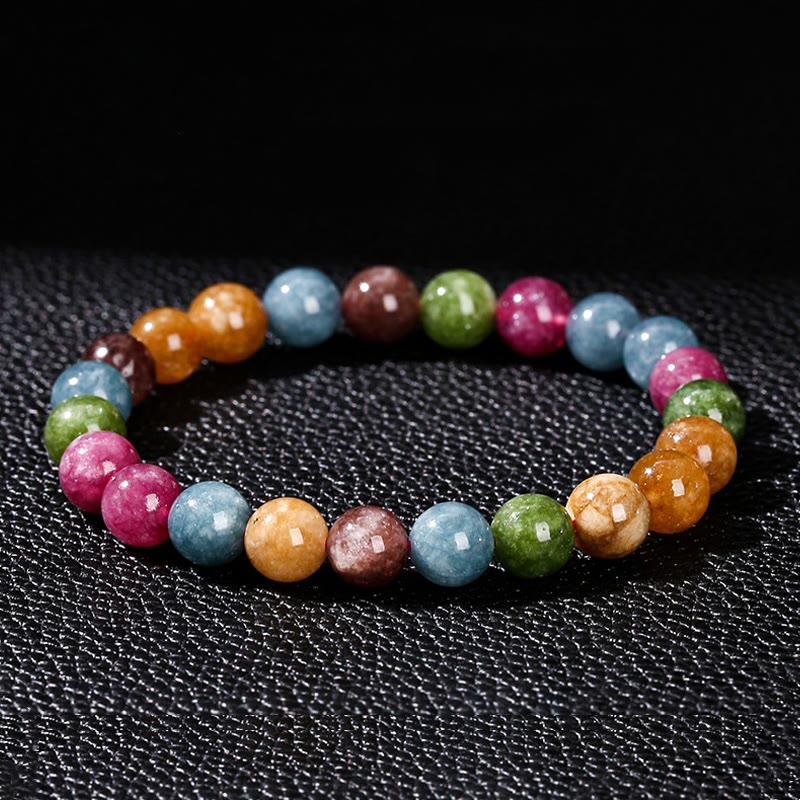 KarmaRipple's Multicolor Tourmaline Positive Bracelet p1