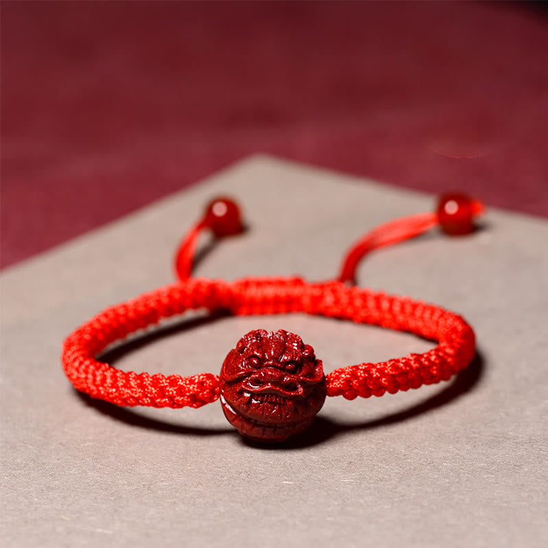 KarmaRipple's Chinese Zodiac Red String Cinnabar Blessing Bracelet p6