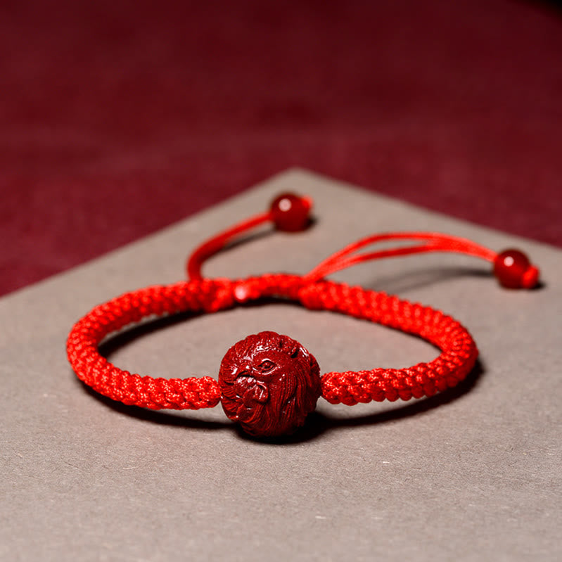 KarmaRipple's Chinese Zodiac Red String Cinnabar Blessing Bracelet p29