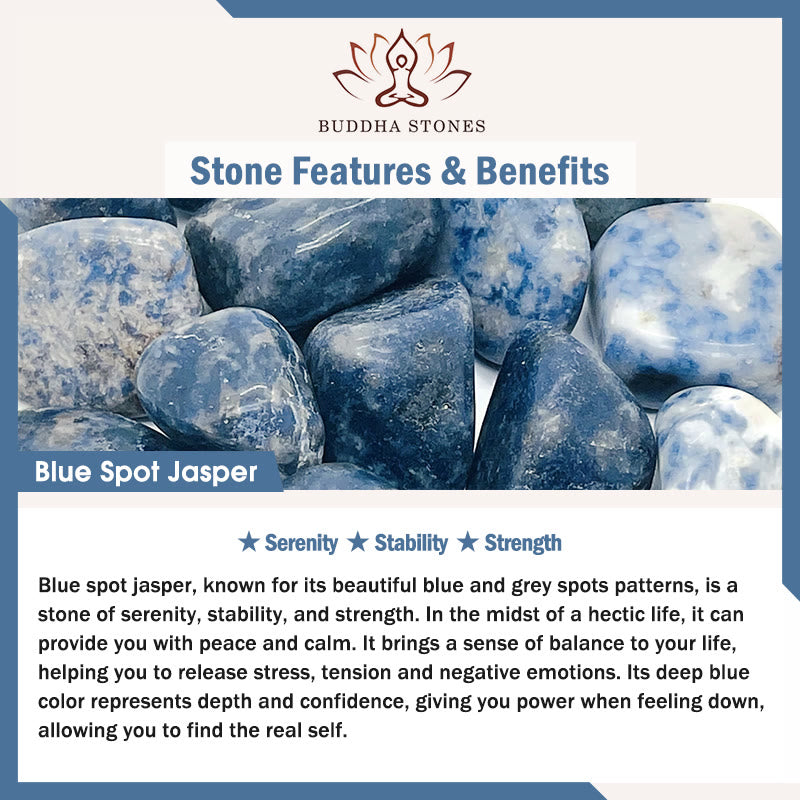 KarmaRipple's Ivory Turquoise Picasso Jasper Blue Spot Jasper Relaxation Bracelet p10