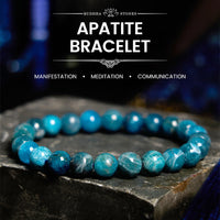 Bracelet de manifestation en apatite de KarmaRipple