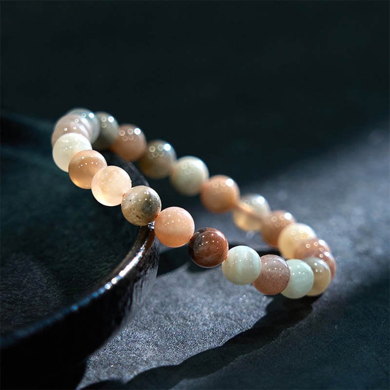 KarmaRipple's KarmaRipple Peach Moonstone Balancing Bracelet p9