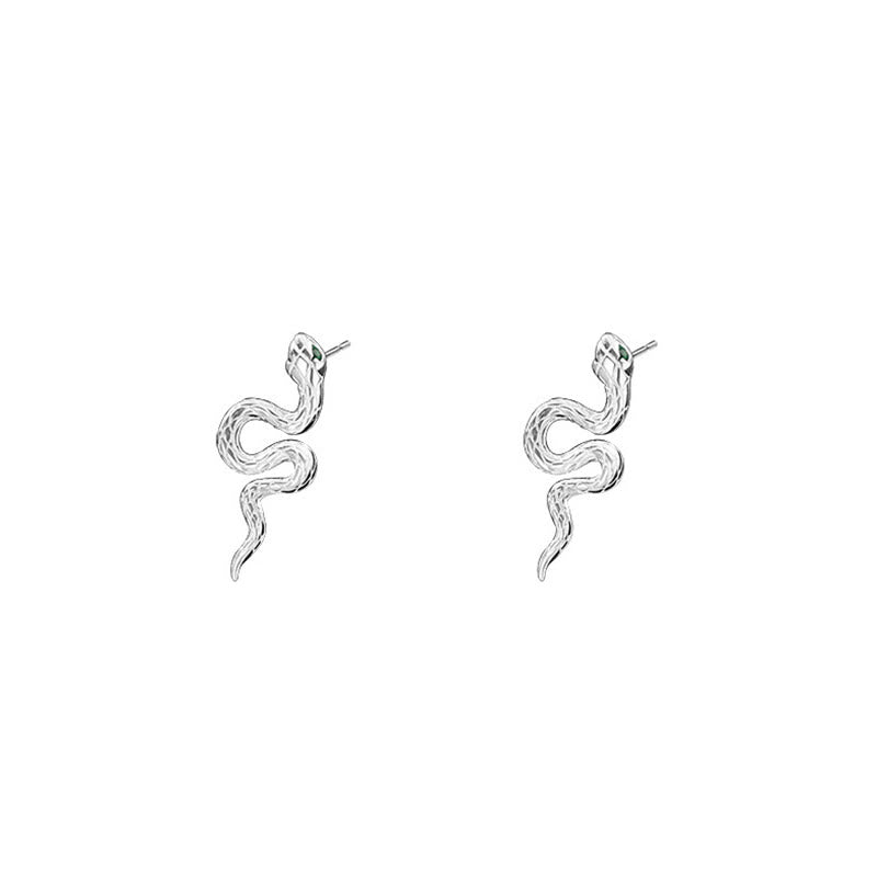 KarmaRipple's 925 Sterling Silver Year of the Snake Balance Pendant Necklace Earrings Set p8
