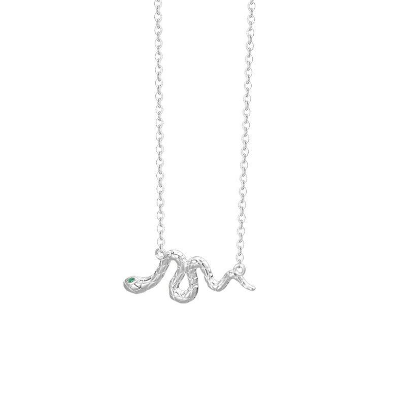 KarmaRipple's 925 Sterling Silver Year of the Snake Calm Pendant Necklace Ring Earrings Set p5