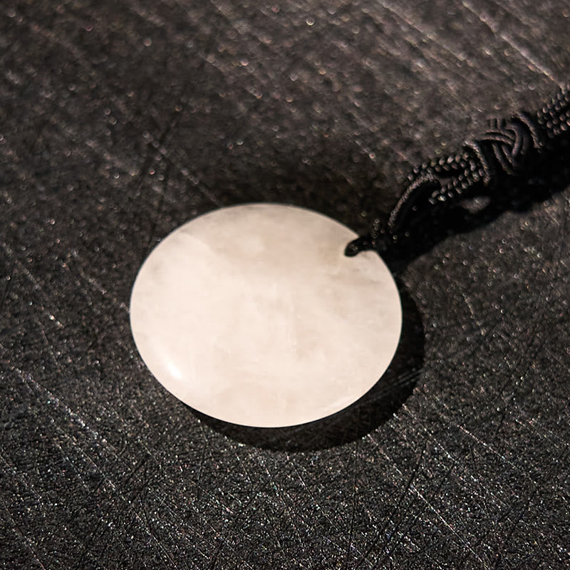 KarmaRipple's Om Mani Padme Hum Authentic Various Gemstone Black Obsidian Strength Pendant Necklace p15