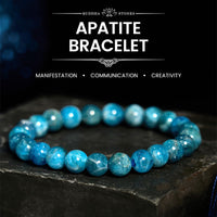 Bracelet de motivation en apatite de KarmaRipple
