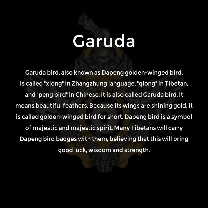 KarmaRipple's 925 Sterling Silver Tibet Garuda Bird Dzi Bead Protection Pendant Necklace p12