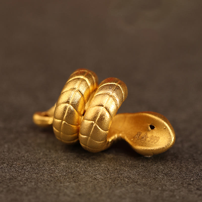 KarmaRipple's 999 Gold Year of the Snake Design Handmade Fortune Protection?Rope Woven Bracelet p15