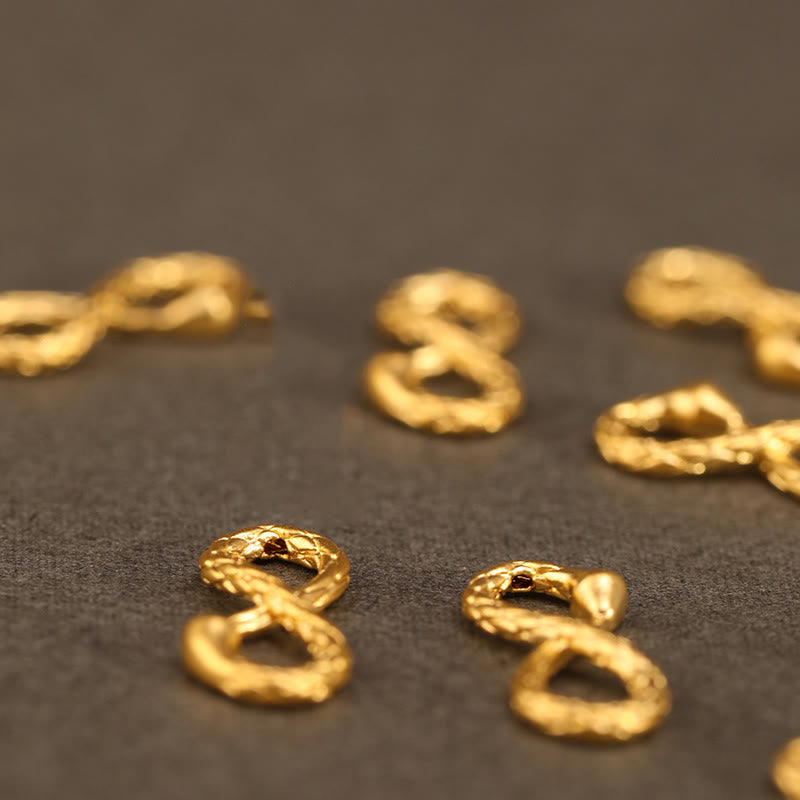 KarmaRipple's 999 Gold Year of the Snake Eternal Endless Weave Infinity Handmade Fortune Bracelet p23