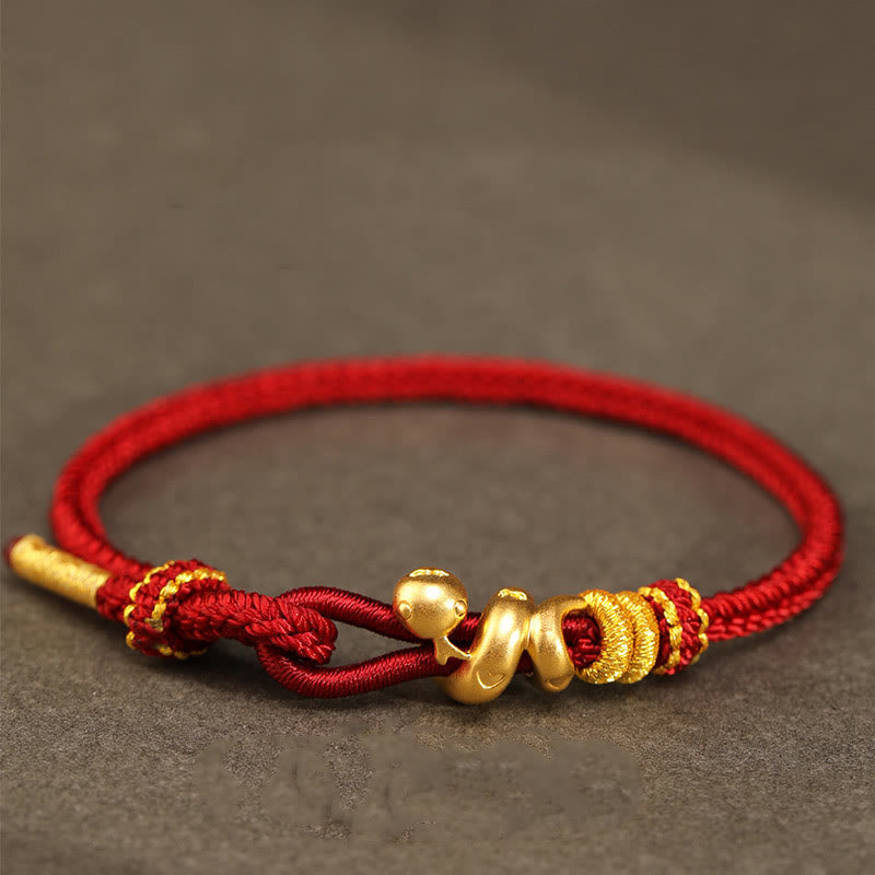KarmaRipple's 999 Gold Year of the Snake Handcrafted Strength?Bracelet p23