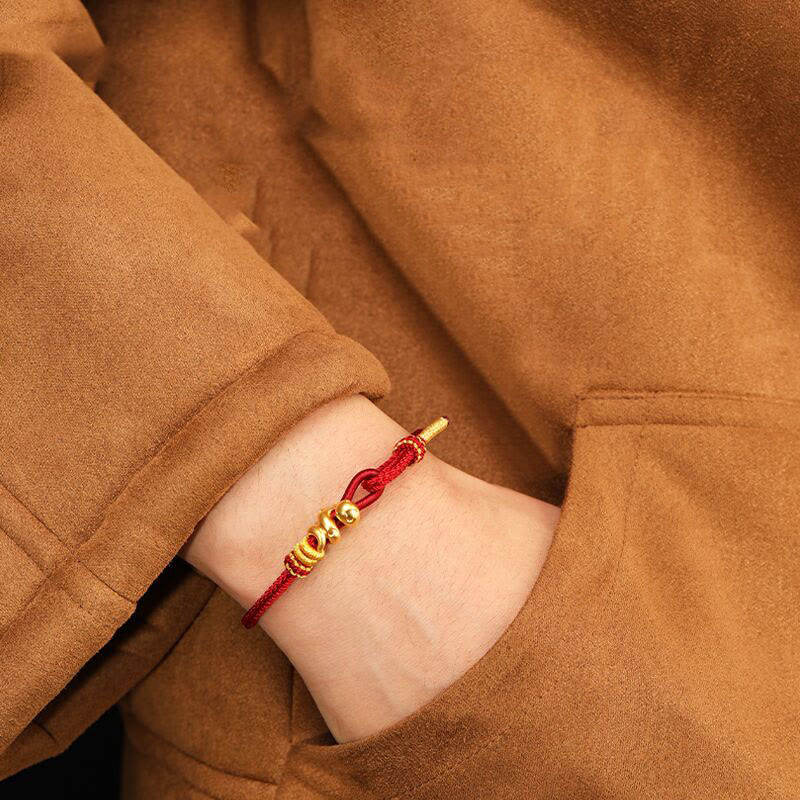 KarmaRipple's 999 Gold Year of the Snake Handcrafted Strength?Bracelet p9