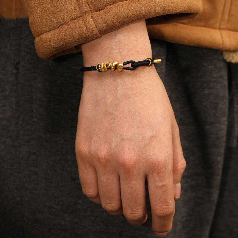 KarmaRipple's 999 Gold Year of the Snake Handcrafted Strength?Bracelet p15