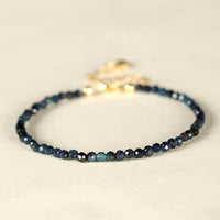 Bracelet de sagesse en bronze et tourmaline indicolite de KarmaRipple