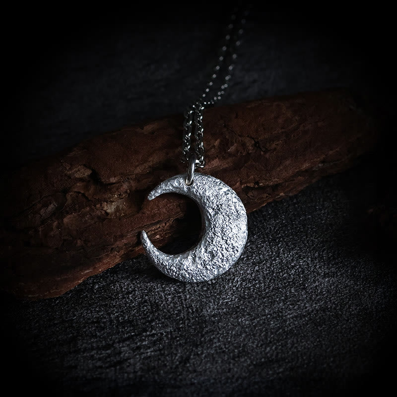 KarmaRipple's 999 Sterling Silver Moon Balance Pendant Necklace p10