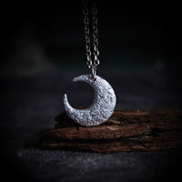 Collier pendentif Moon Balance en argent sterling 999 de KarmaRipple