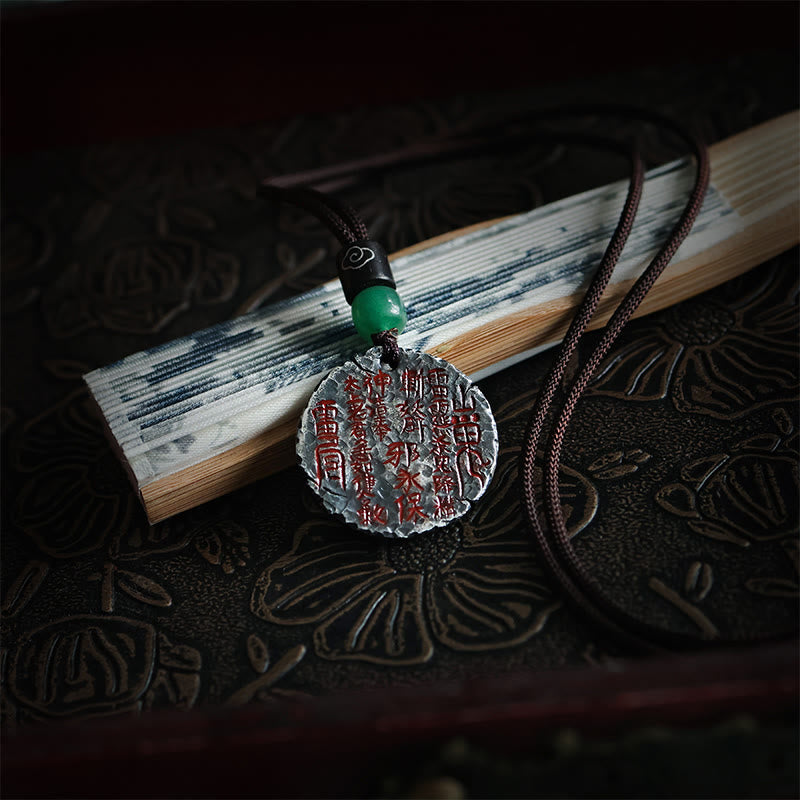 KarmaRipple's 999 Sterling Silver 24k Gold Bagua Tai Chi Yin Yang Design Mountain Ghosts Spend Money Balance Pendant Necklace p7