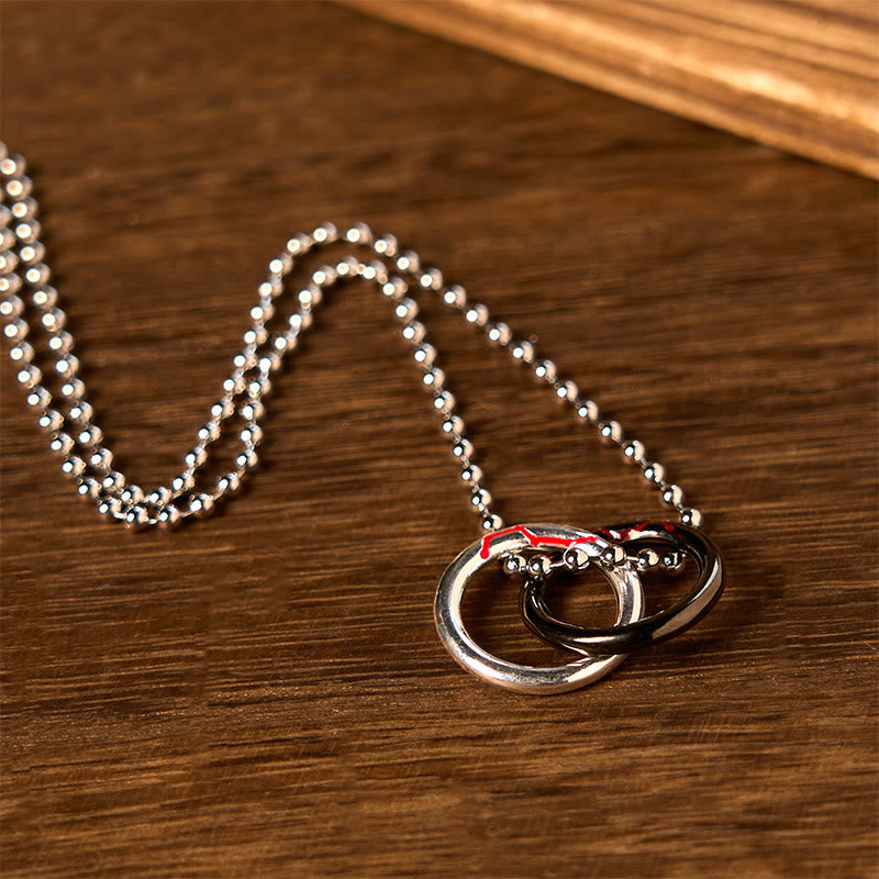 KarmaRipple's Bronze Qiankun Hoop Big Dipper Fortune Pendant Necklace p9