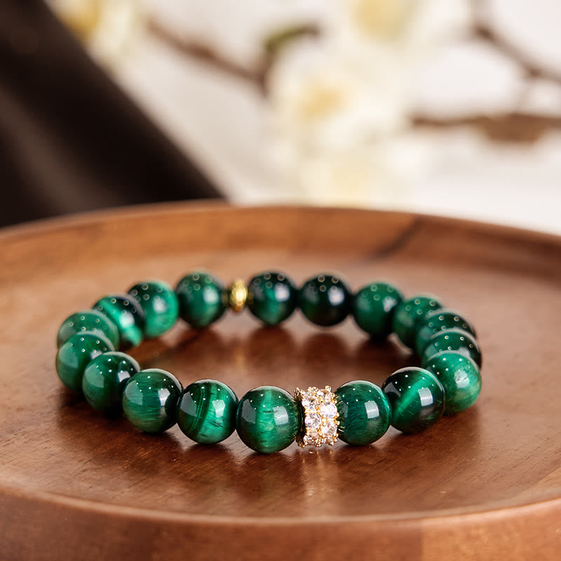KarmaRipple's Green Tiger Eye Positive Bracelet p4