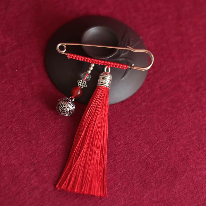 KarmaRipple's Retro Bell Tassels Brooch p3