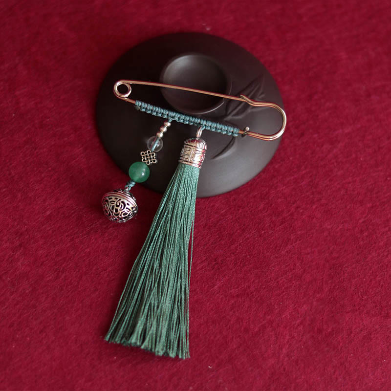 KarmaRipple's Retro Bell Tassels Brooch p6