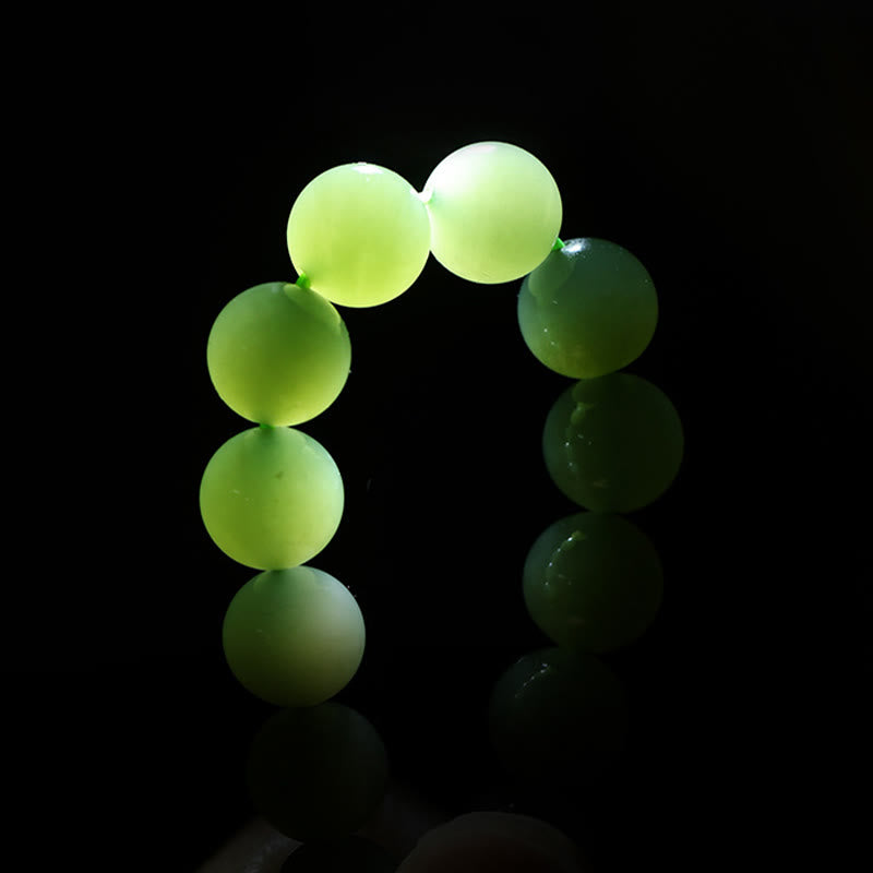 KarmaRipple's Hetian Jade Black Onyx Red Agate Bead Fortune Woven Bracelet p22