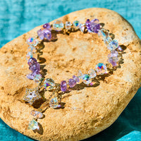 Bracelet de transformation positive en améthyste authentique de KarmaRipple