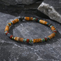 Bracelet positif en jaspe turquoise et hématite de KarmaRipple