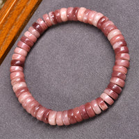 Bracelet tibétain authentique en os de chameau violet sang de KarmaRipple pour éloigner les mauvais esprits