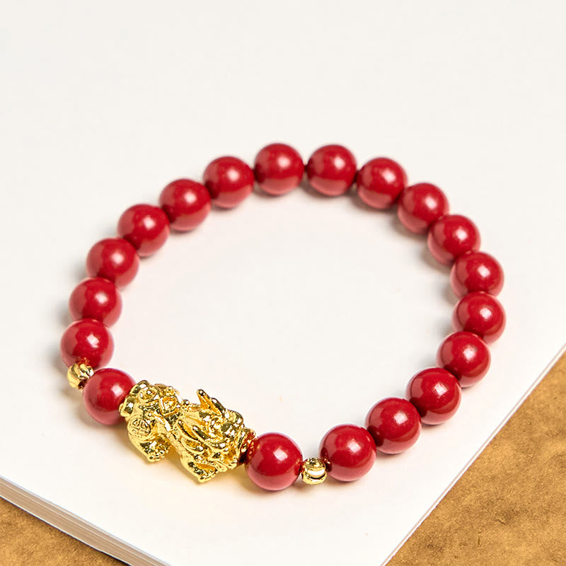 KarmaRipple's Cinnabar PiXiu Calm Blessing Bracelet p4